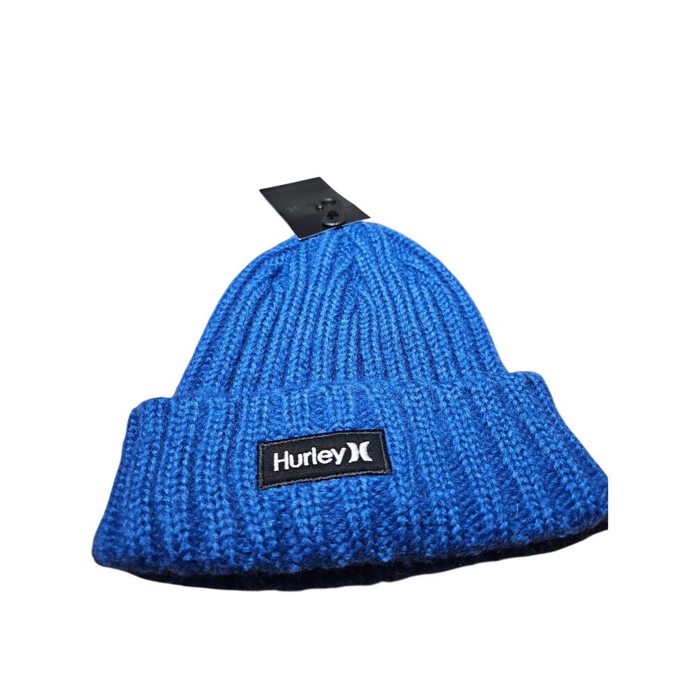 Hurley Mens Skater Beanie Blue OSFM